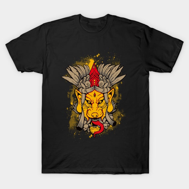 Shaman T-Shirt by Johanrahadi